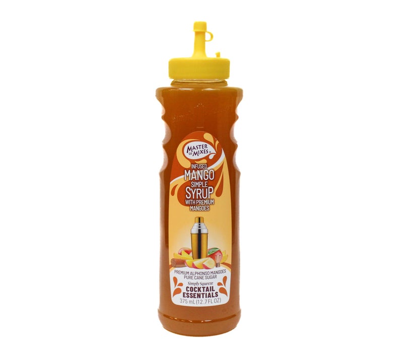 Master of Mixes Cocktail Essentials Infused Mango Syrup, 375 ML Bottle (12.7 Fl Oz) - Image 1